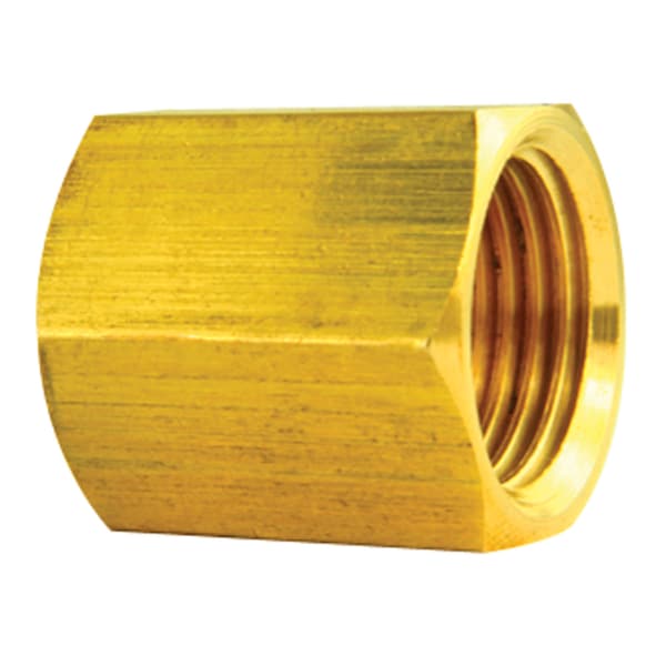 Brass Brake Line Union, 3/8 (5/8-18 Inverted), 100/box